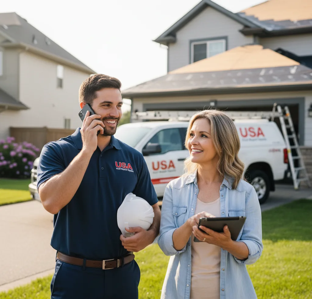 USA Roof Repair Experts customer support in Atwood
